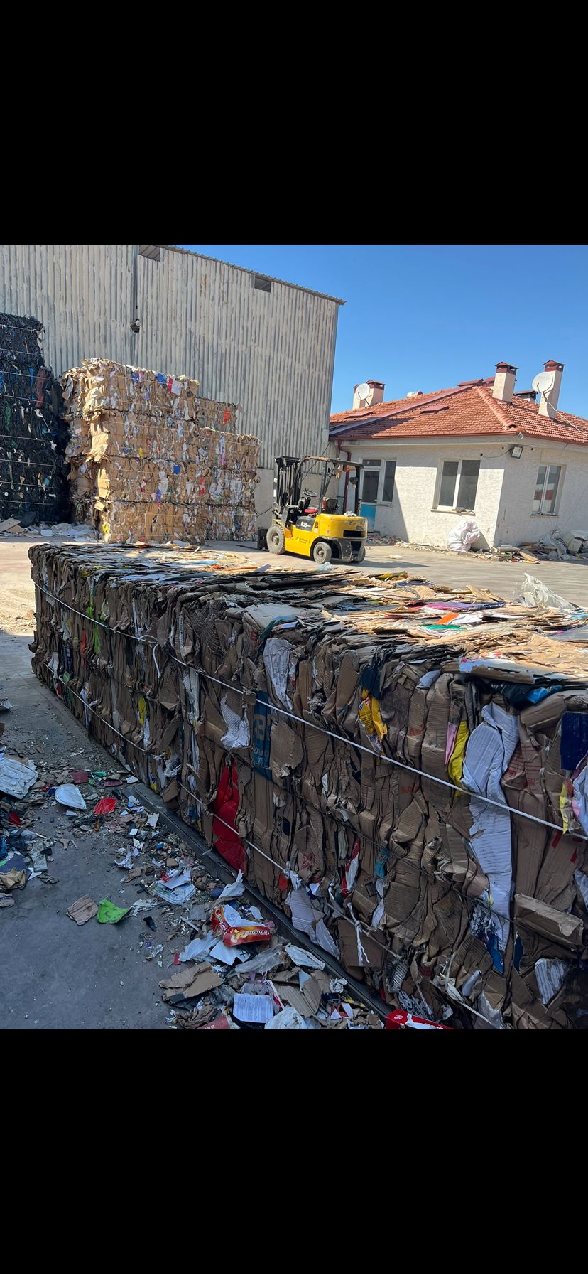 Forklift ile balya taşıma